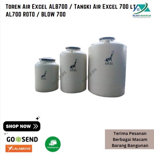 Toren Air Excel ALB700 / Tangki Air Excel 700 lt AL700 ROTO / BLOW 700
