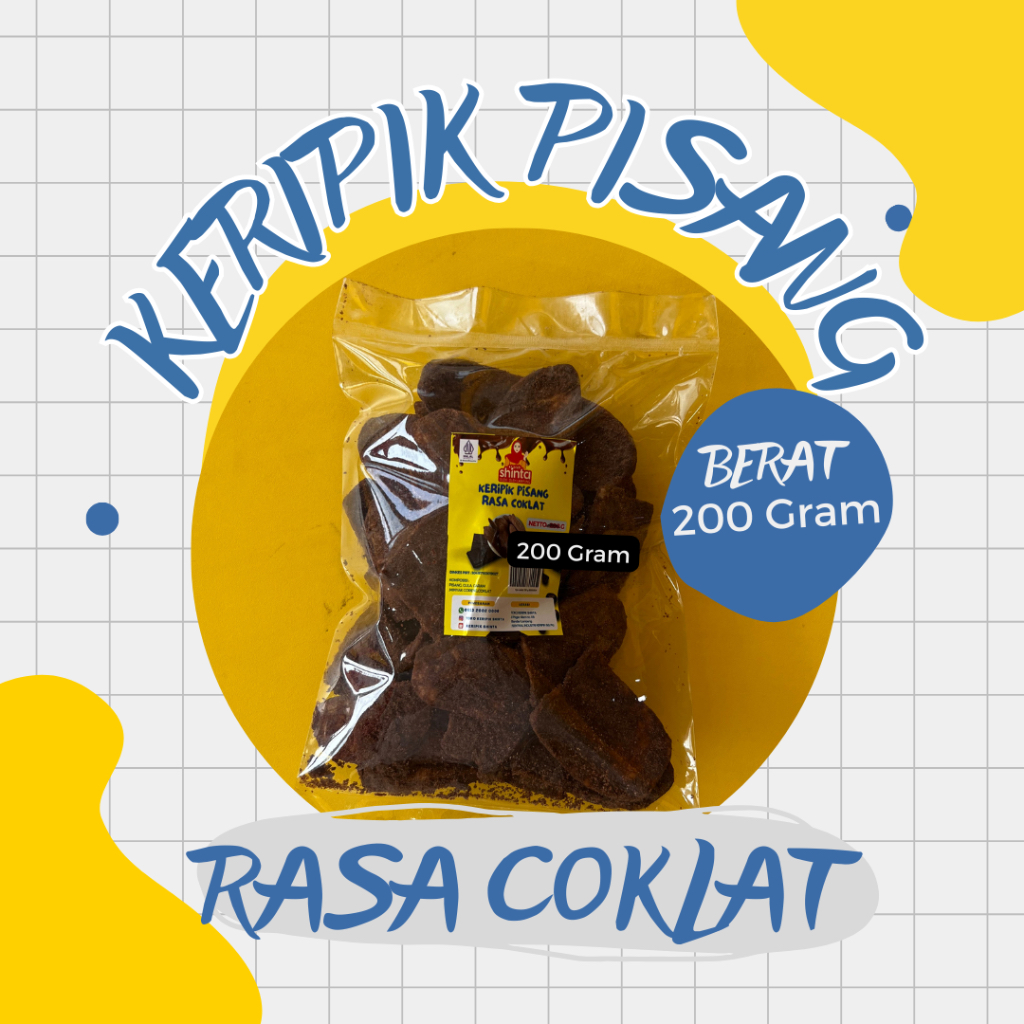 

KERIPIK PISANG COKLAT 200 gram