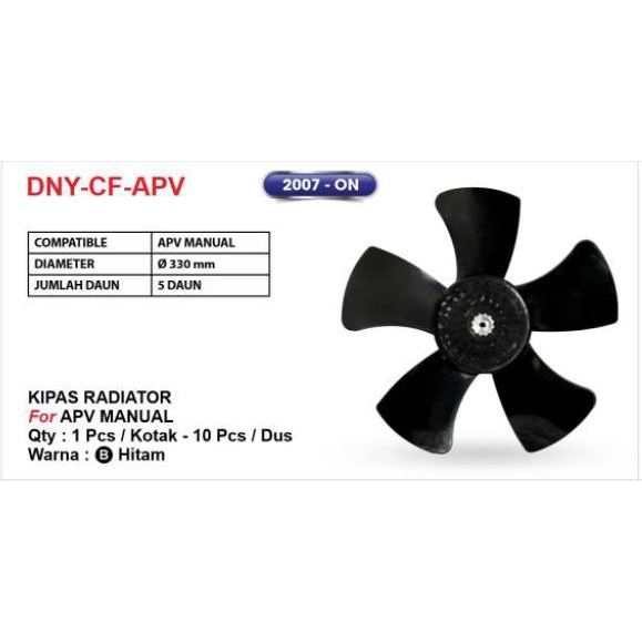 DNY Kipas Radiator Mobil Radiator Fan untuk Suzuki APV Manual