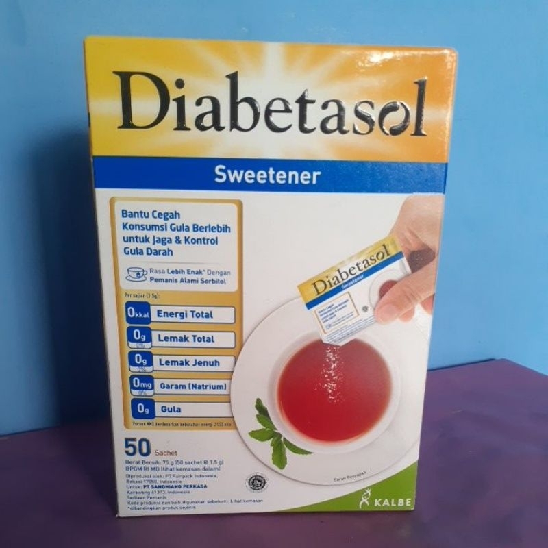 

DEABETASOL SWEETENER ISI 50 SACHET