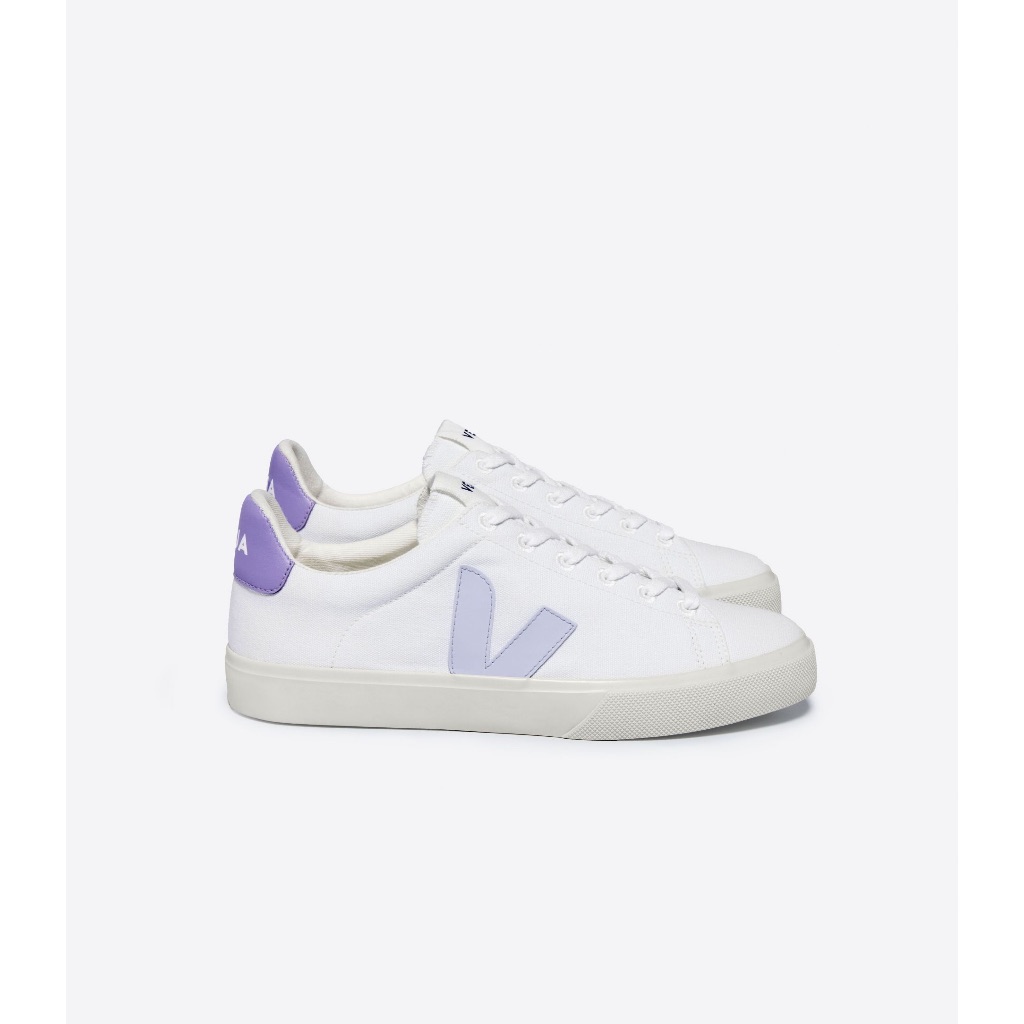 Veja Shoes Campo Canvas Sepatu Sneakers Swan Lavender