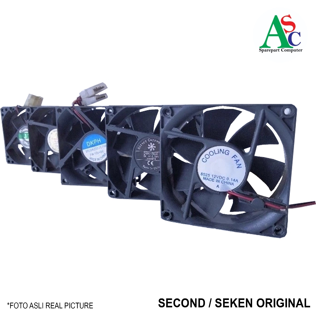 fan kipas 8 cm 9 cm 12 cm cpu pc casing copotan