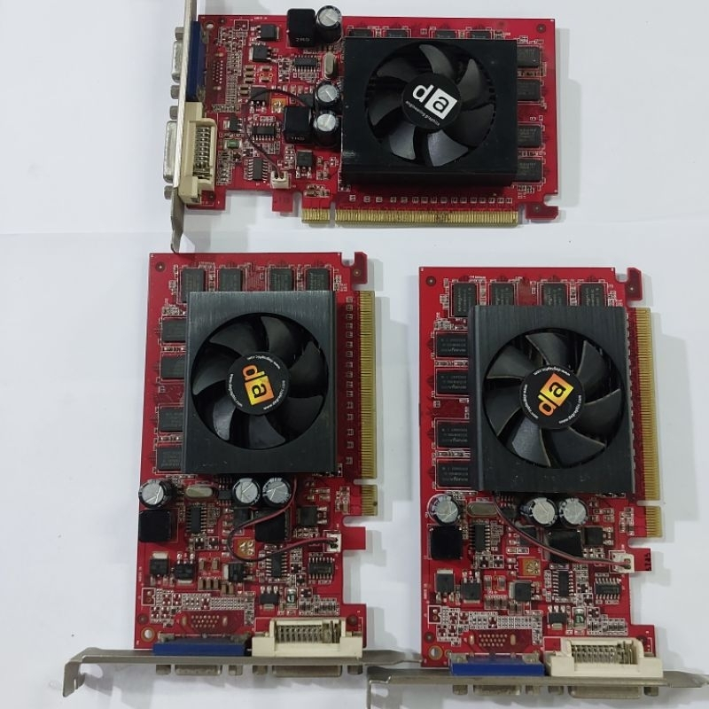 vga card pci express 1gb 128bit second original