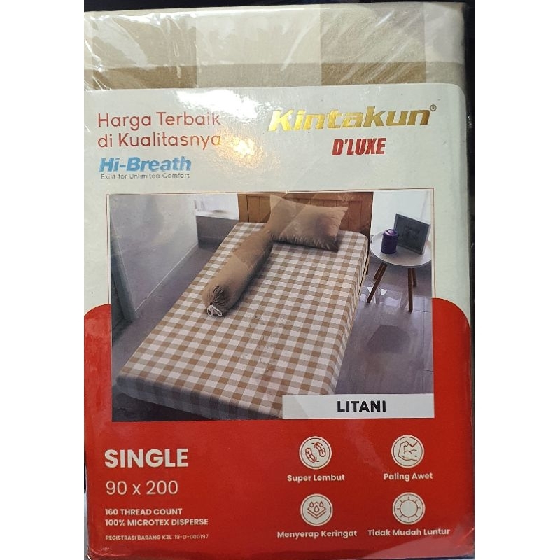 sprei kintakun deluxe single 90 x 200