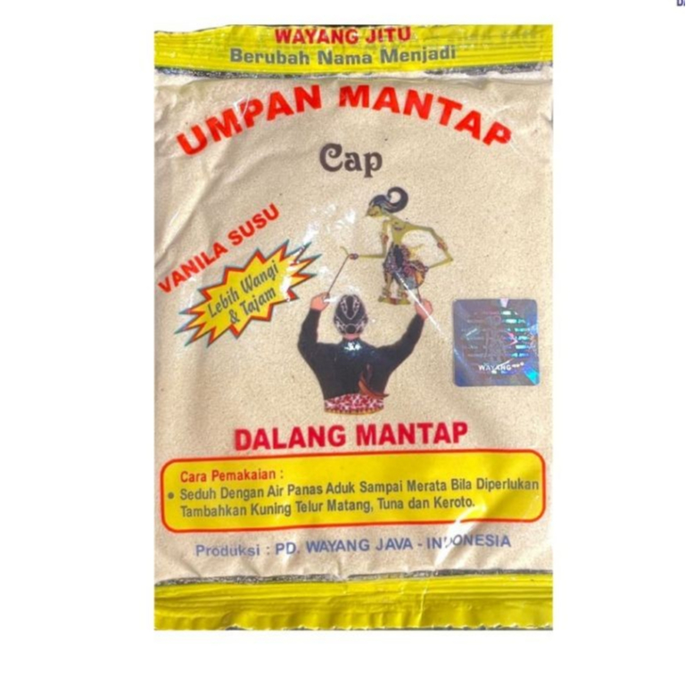 DALANG MANTAP UMPAN MANTAP VANILLA SUSU, BELUT PUTIH, TUNA, CHOYA DLL