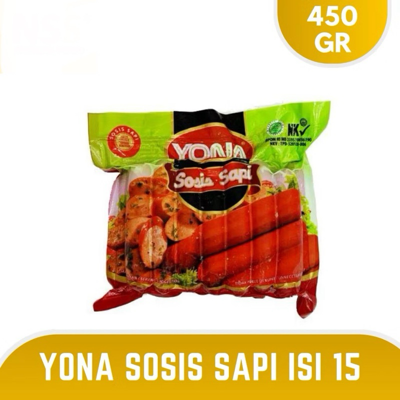 

Yona Sosis Sapi Merah (15pcs) 450g