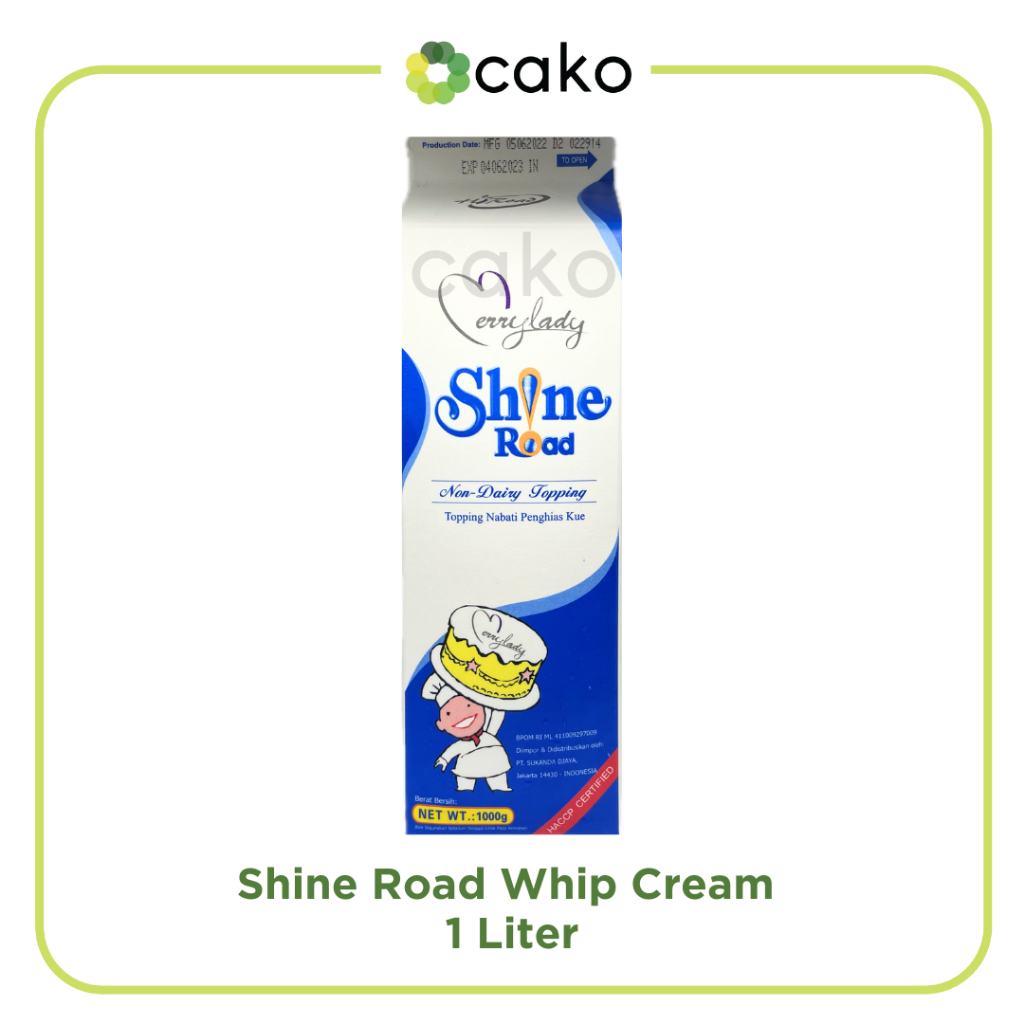 

Shine Road Whip Cream 1lt ( Khusus Pengiriman Instant & Sameday)