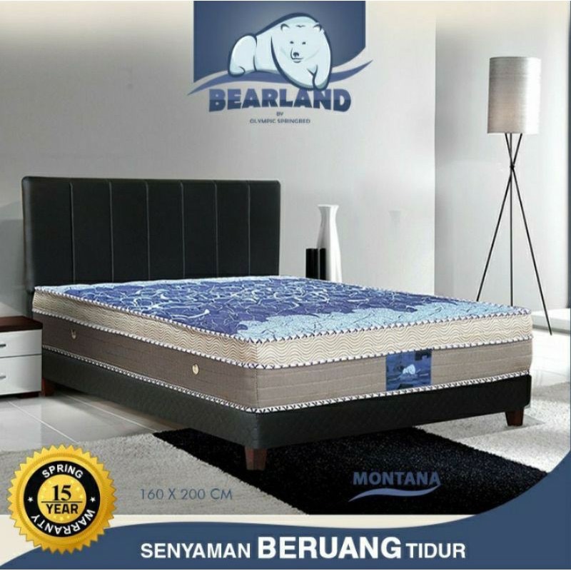 SPRINGBED BEARLAND GRIZZLY MONTANA EUROTOP tebal 30cm