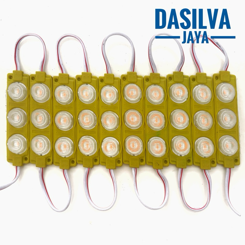 LAMPU LED  3 MATA KUNING ECER/_GROSIR
