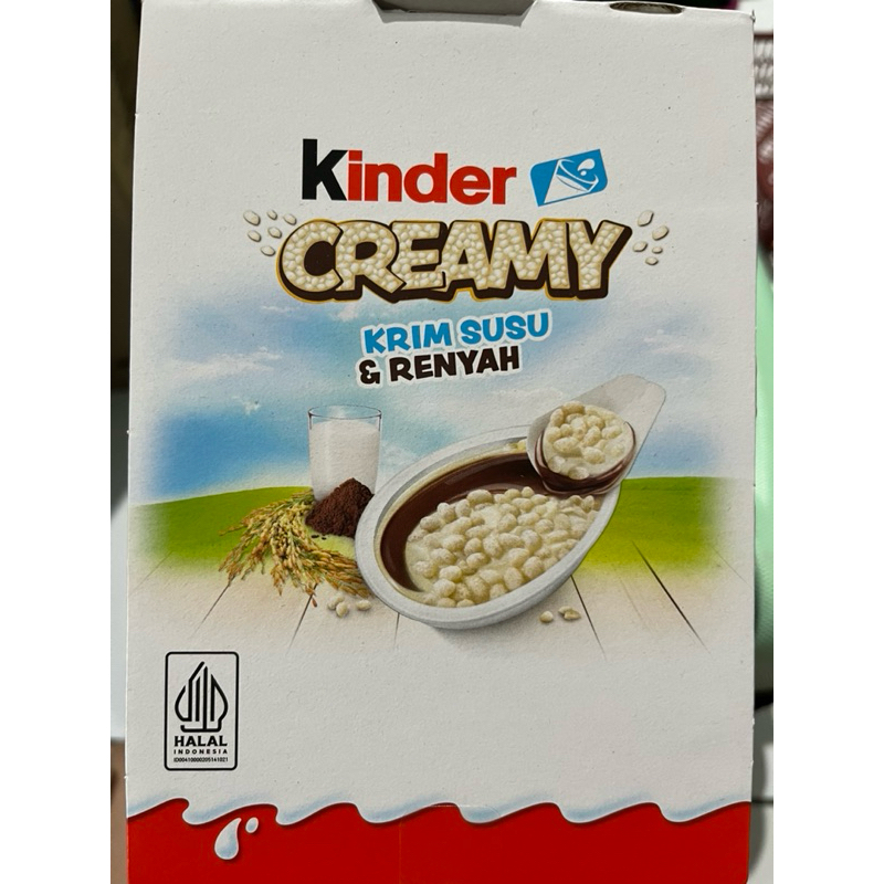 

Kinder creamy 228 gr (12pc x 19gr)