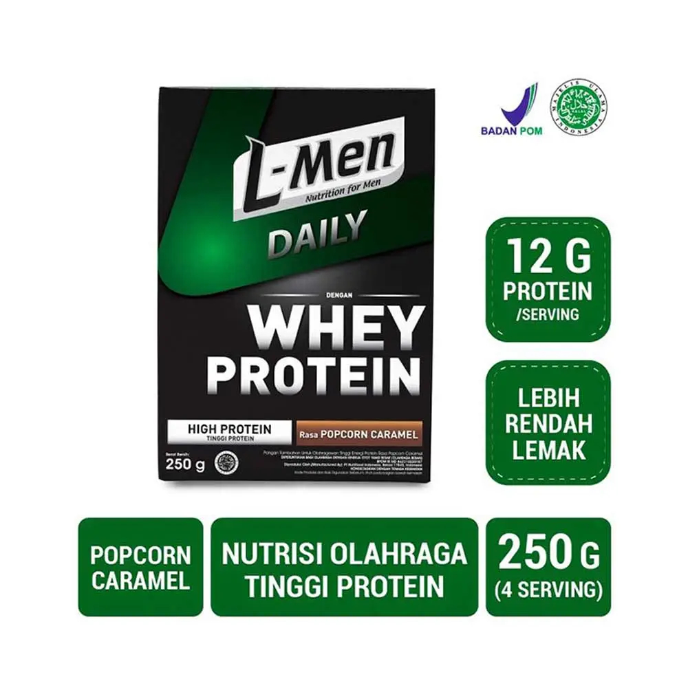 

l-men susu hi-protein popcorn caramel 250gr