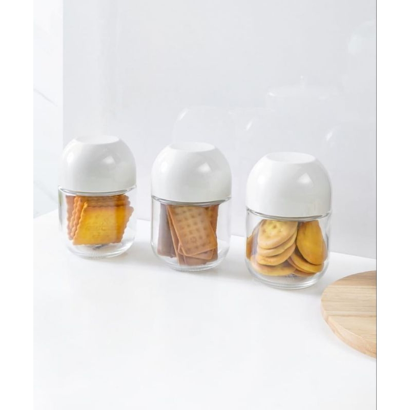 INFORMA SHONA TOPLES STORAGE JAR SET 3 // TOPLES KACA // TOPLES KUE KERING// TOPLES KACA INFORMA