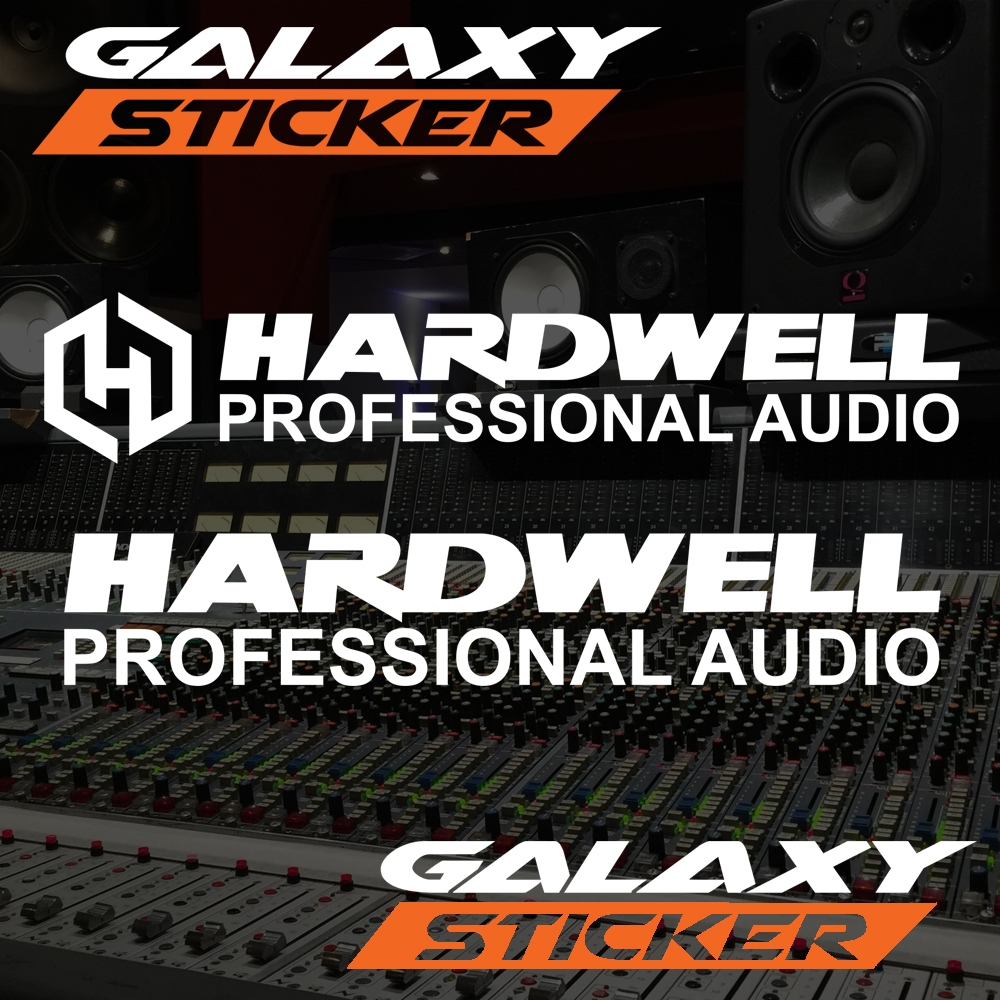 

cutting sticker hardcase box audio hardwell.stiker sound system alat musik logo hardwell