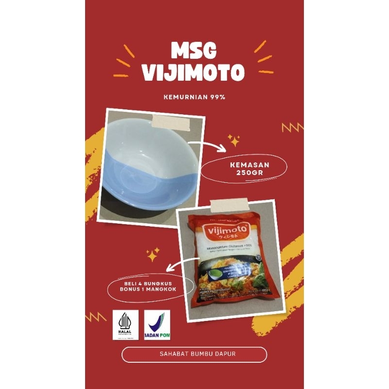 

PenyedapRasa/MSG/Vijimoto/kemasan 250gr