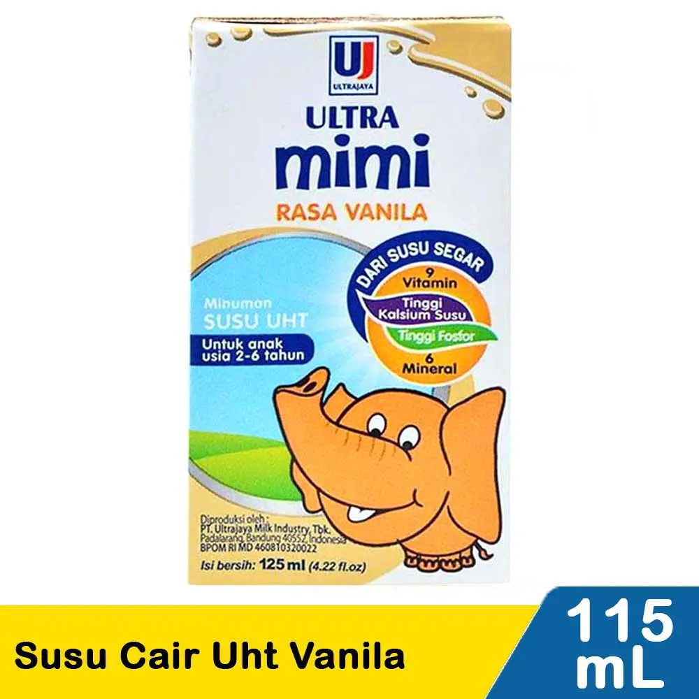 

ultra mimi susu uht vanilla 115gr