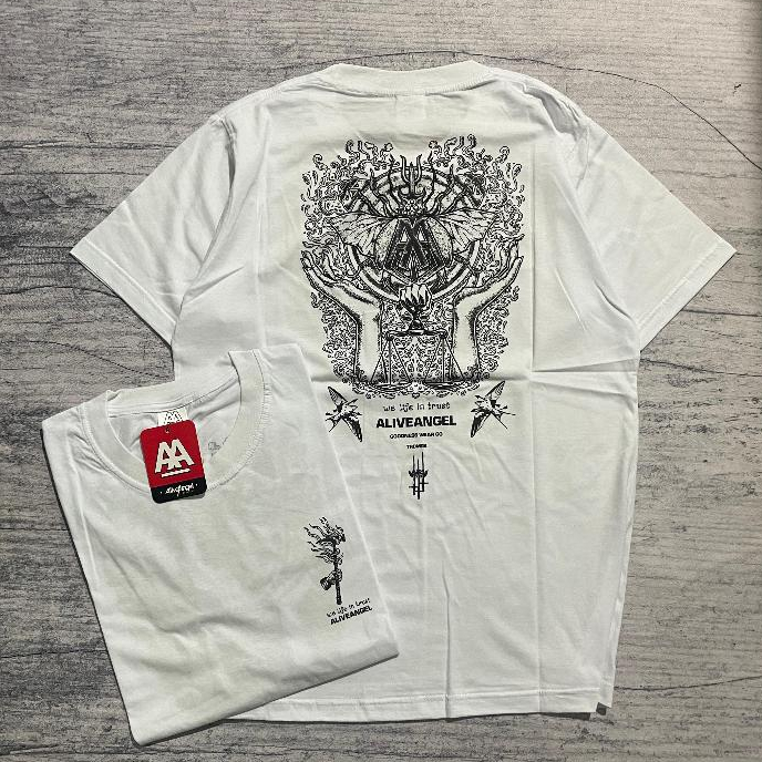 KOAS DISTRO ORIGINAL PRIA / BAJU DISTRO PREMIUM / T-SHIRT DISTRO UNISEX / KATUN COMBED 30S PUTIH / A