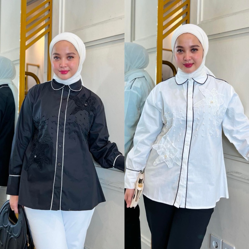 B3445 // B3512 // B3545 Kemeja bunga