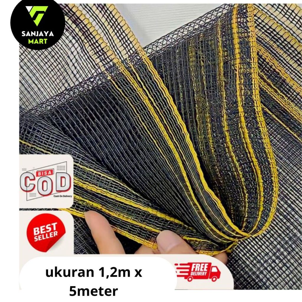jaring waring TL 1,2meter x 5meter-jaring pagar-jaring ayam-jaring ikan-karamba