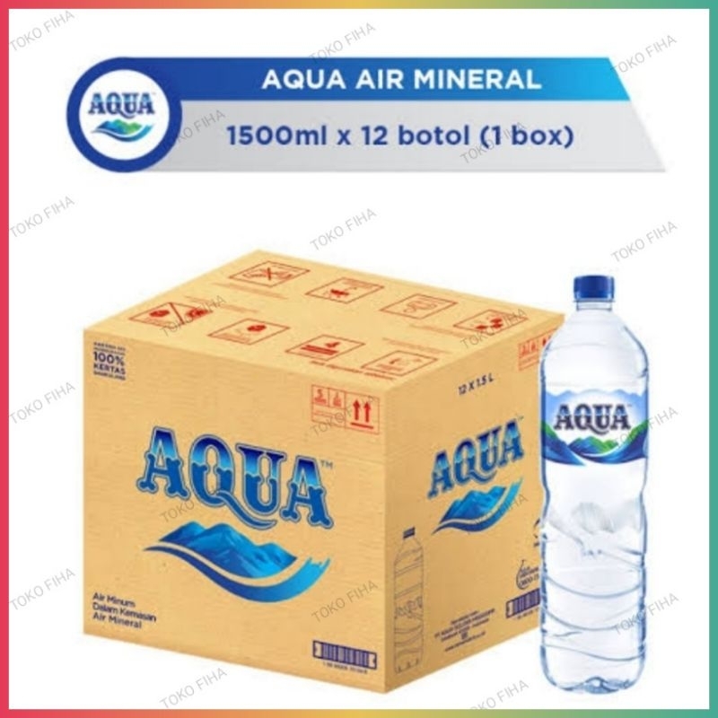 

Aqua 1500ml - 1 Karton isi 12 Botol