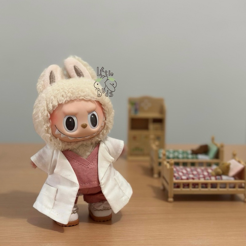 LITTLE BUDS - The Monster Labubu Doctor Fit ( baju labubu )