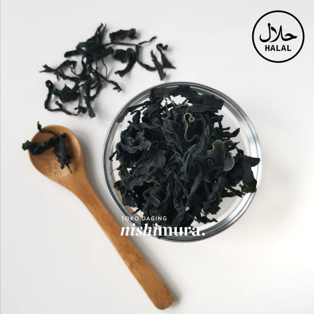 Wakame Dry Cut Dried / Rumput Laut Potong Kering - Nishimura Nishimurashop