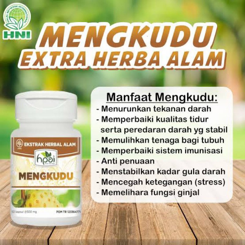 OBAT ALAMI HIPERTENSI TEKANAN DARAH TINGGI - MENGANDUNG ZAT ANTI ALERGI DAN ANTI KANKER - MENGKUDU H