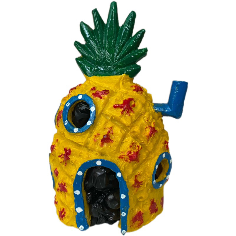 Rumah Nanas Spongebob - Hiasan Aquarium / Aquarium Hias / Ornamen Akuarium
