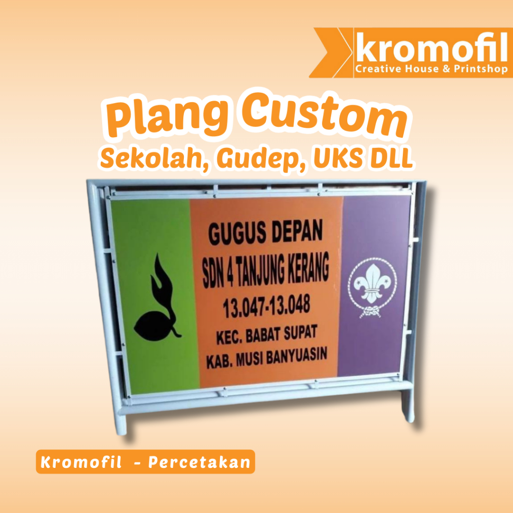

PLANG BESI SEKOLAH/GUDEP/UKS/YAYASAN | CUSTOM