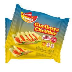 

Keju Emina Cheddar Slice Lembaran 150gr Isi 10 Pcs