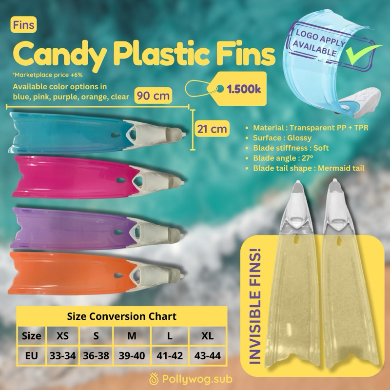 Pollywog Candy Long Fins