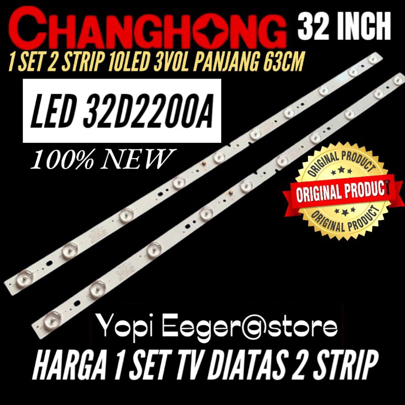 BACKLIGHT TV LED CHANGHONG 32 INCH LED32D2200A BACKLIGHT TV 32 INCH