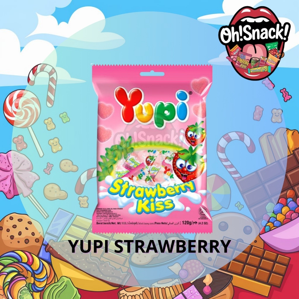 

Yupi Strawberry Kiss 120 gr