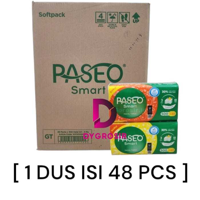 DY ~ GROSIR TISSUE PASEO 250 / 540 sheet HARGA 1 DUS TISU PASEO 250 / 540 sheet isi 48 PAX
