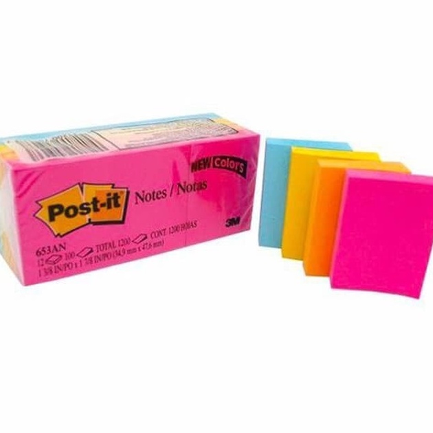 

BURUAN SERBU Sticky Note 653 3M Warna Sticky Note 653 AN 3M