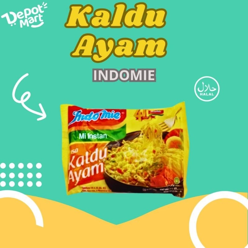 

3 Bungkus - Mie Instant Indomie @ 72 Gr Rasa Kaldu Ayam