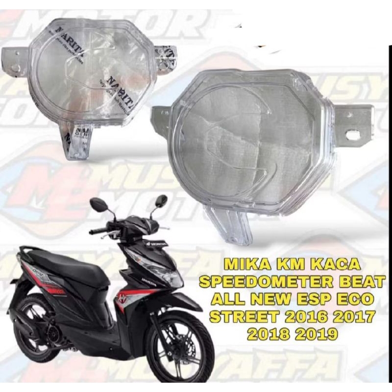 Mika kaca spidometer motor Honda beat new Beat street 2016/2017/2018/2019