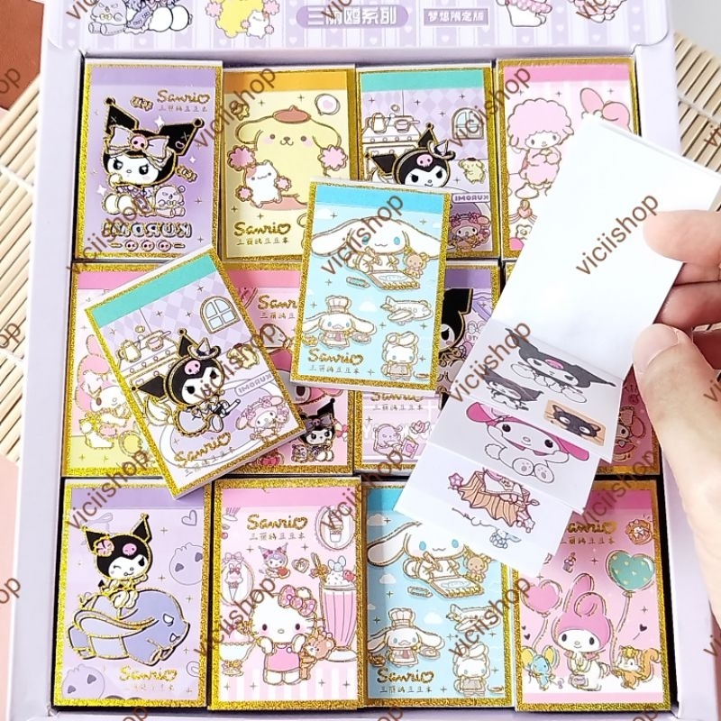 

Stiker Buku Kecil [ 24 Lembar ]/Sticker Book Mini Karakter Lucu Anak Anak