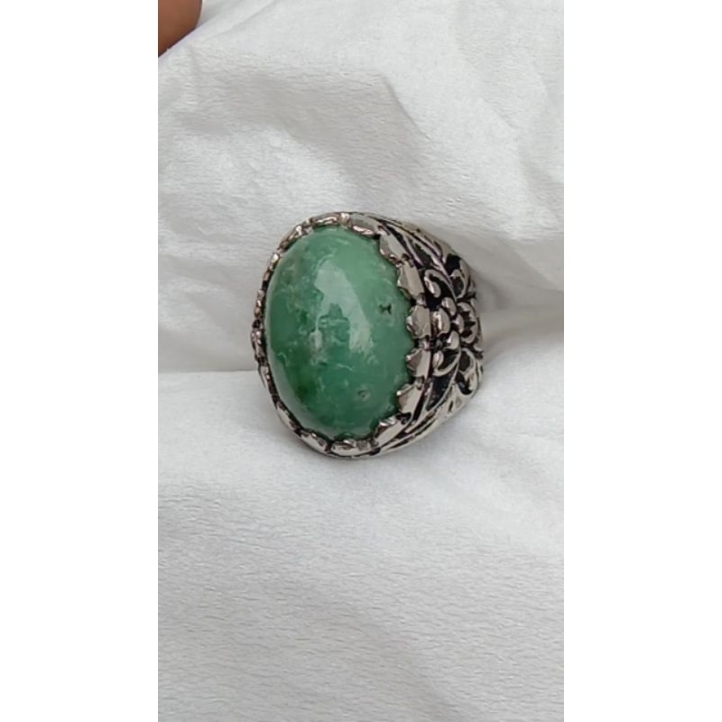 Natural Giok Nabire rasa Pirus Jadeite Jade Type A
