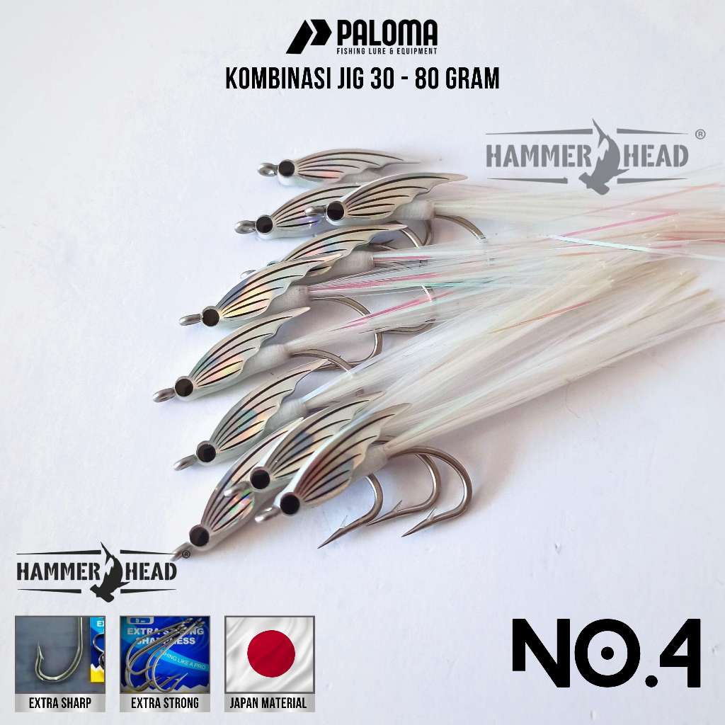 Sabiki Resin Wing No.4 (isi 2 kail)