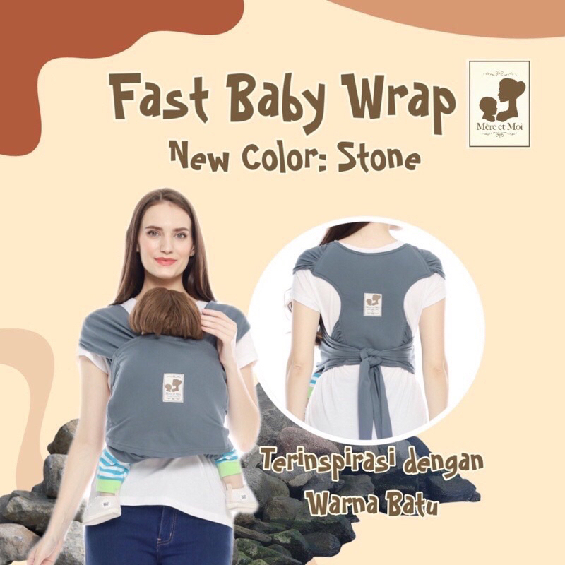 [Preloved] Mere et Moi Fast Baby Wrap