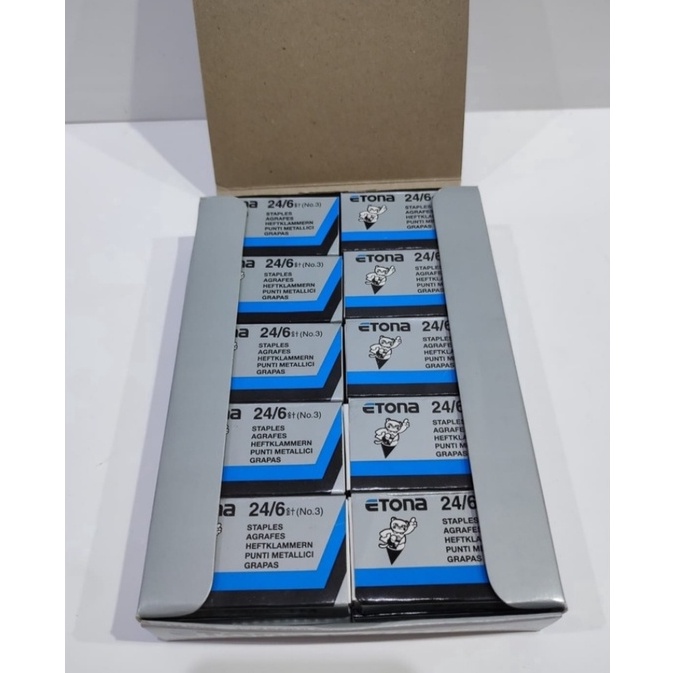 

HOT PRODUCT 246 Staples 2 box STAPLES ETONA STAPLES no 3 ORI Produk Lokal garansi seumur hidup