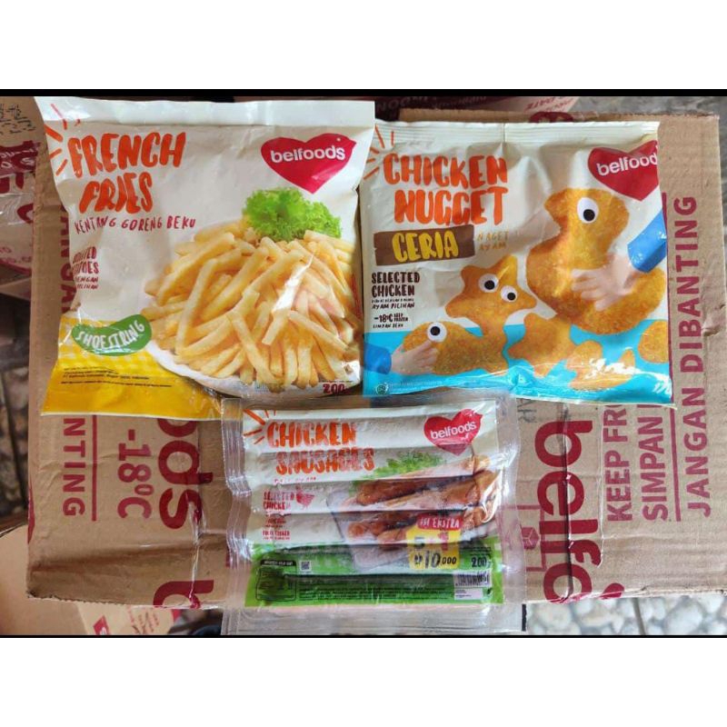 

Paket belfods dapat 3item kentang nugget sosis