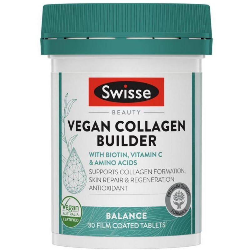 SWISSE VEGAN COLLAGEN BUILDER 30 TABLETS