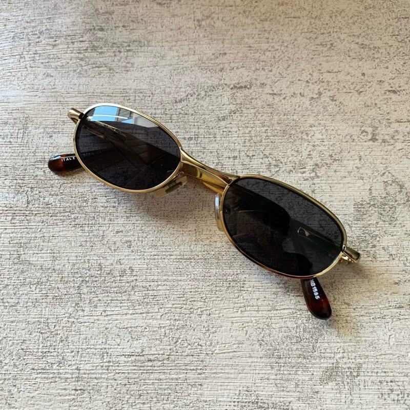 (NOS) Nitro Gold Vintage Sunglasses Retro Look by Nostalgazed Lapaktua