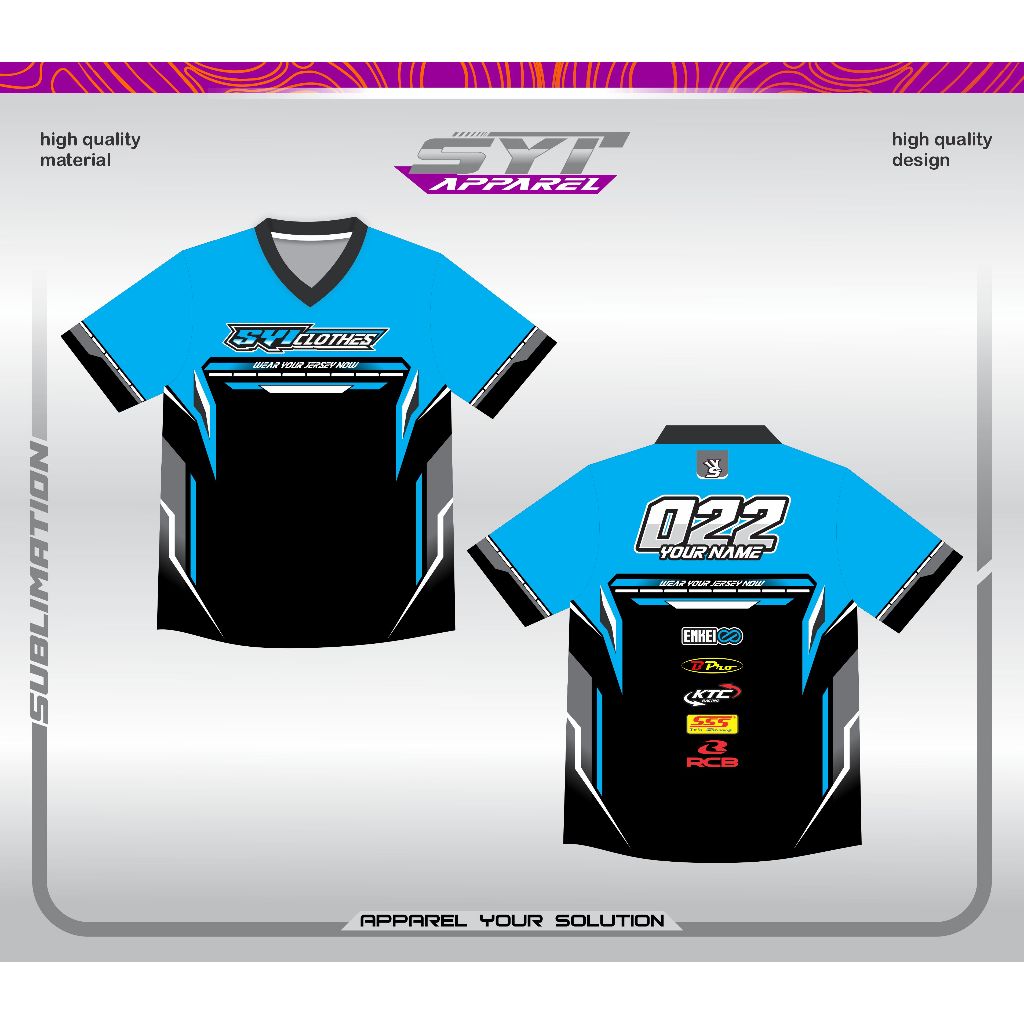 Jersey Balap, Jersey Road race, Bisa request Desain, Kaos custom Desain