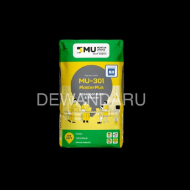 MU 301 Mortar Utama Plester Beton Pasang Bata PlasterPlus 40 kg MU301