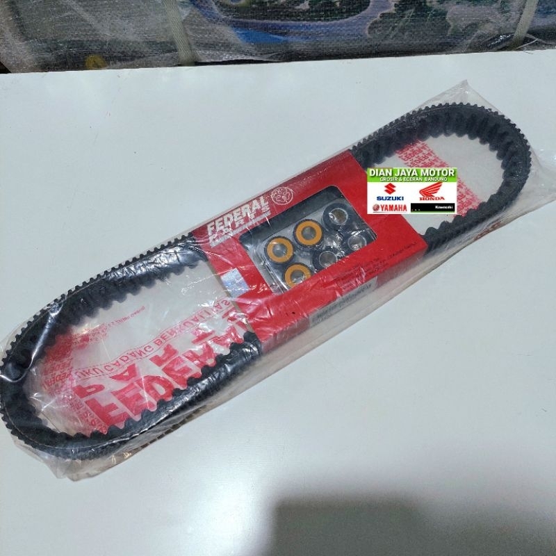 Vbelt Fanbelt Panbel Set Roller K35 Vario 125 Led PNP Vario 150 Federal Vario 125 LED K36 Vario New 