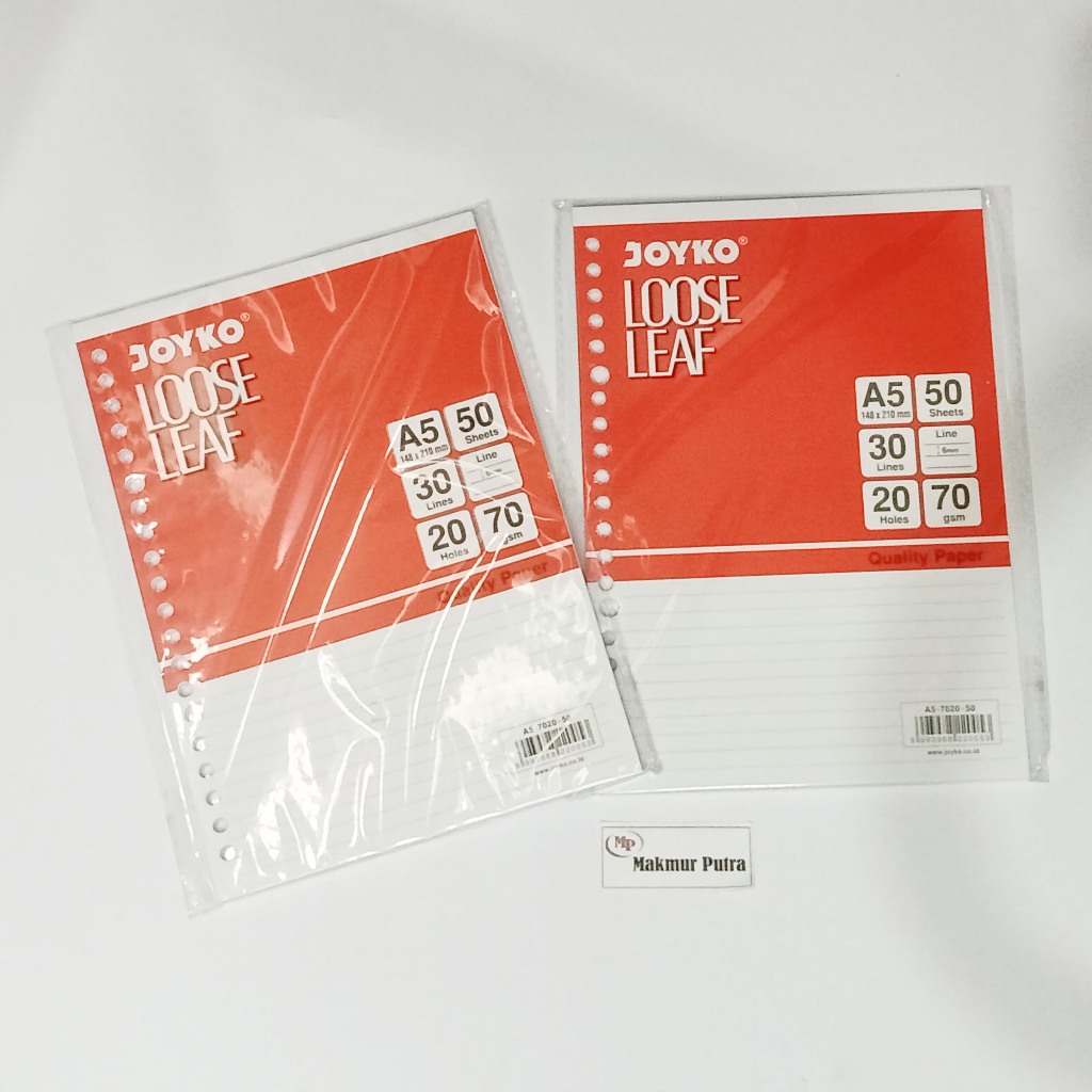 

Joyco Isi Binder / Loose Leaf A5 Joyko Dot 50 Lembar - 100 Lembar (1pack)