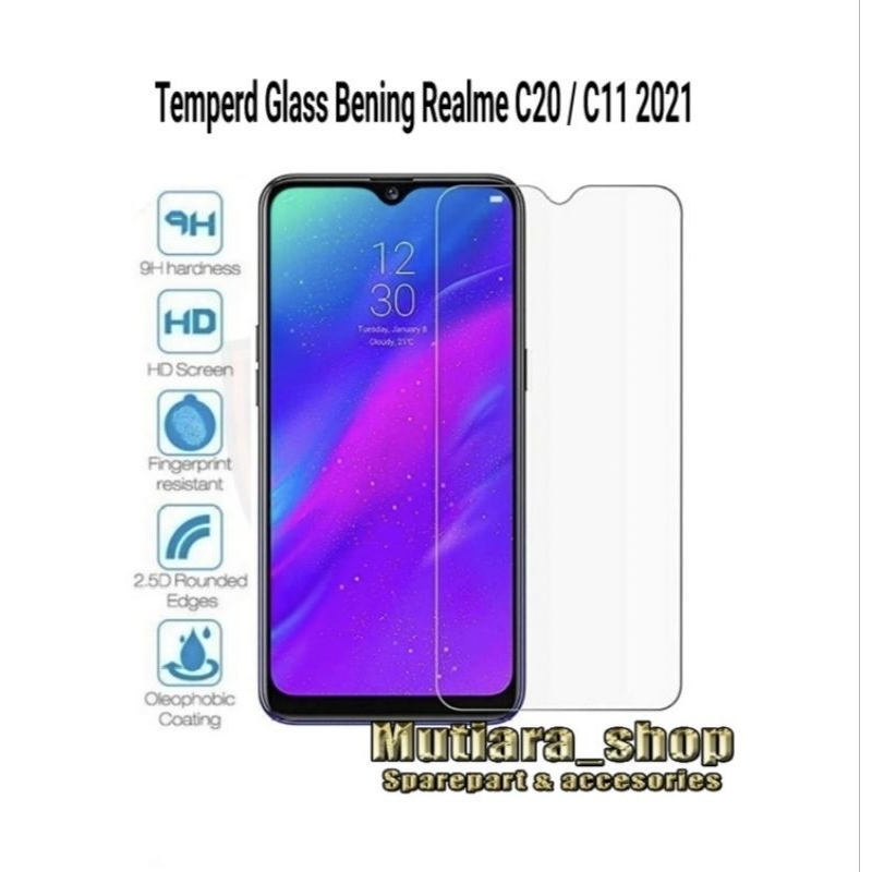 Temperd Glass Bening Realme C20 / C11 2021 | Anti Gores Realme C20 / C11 2021