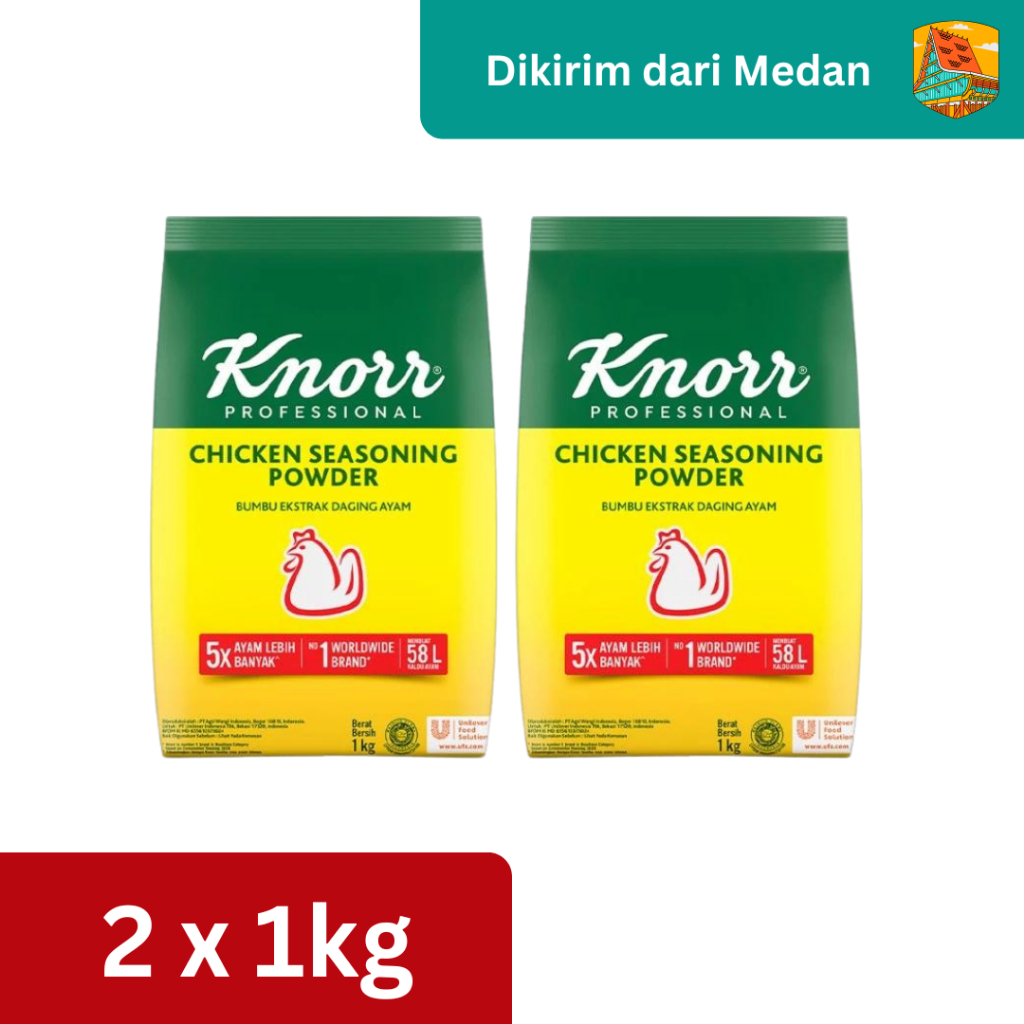 

Knorr Chicken Seasoning Powder Refill 1Kg Twinpack [Kirim dari Medan]